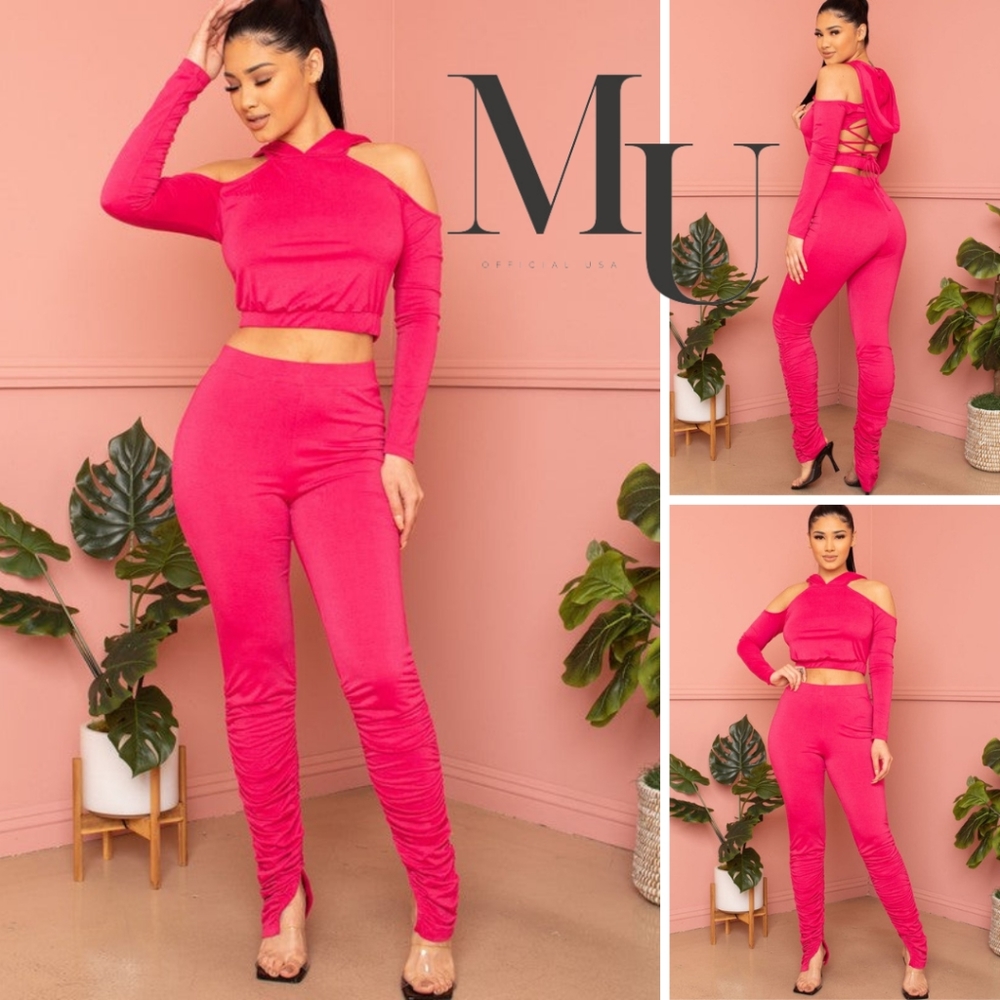 💖Nicki Minaj Pink Barbie Cutout Tracksuit 💗